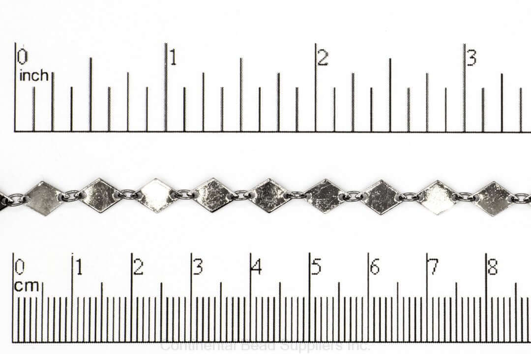 2mm x5mm Diamond Specialty Chain Sold by The Foot - CH 925