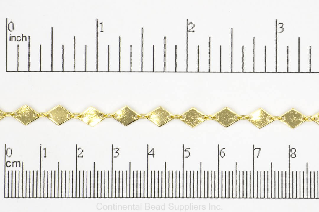 2mm x5mm Diamond Specialty Chain Sold by The Foot - CH 925