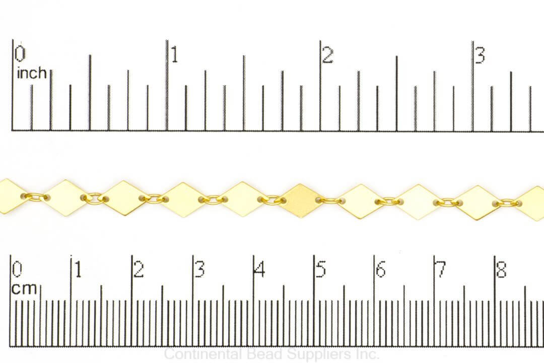 2mm x5mm Diamond Specialty Chain Sold by The Foot - CH 925