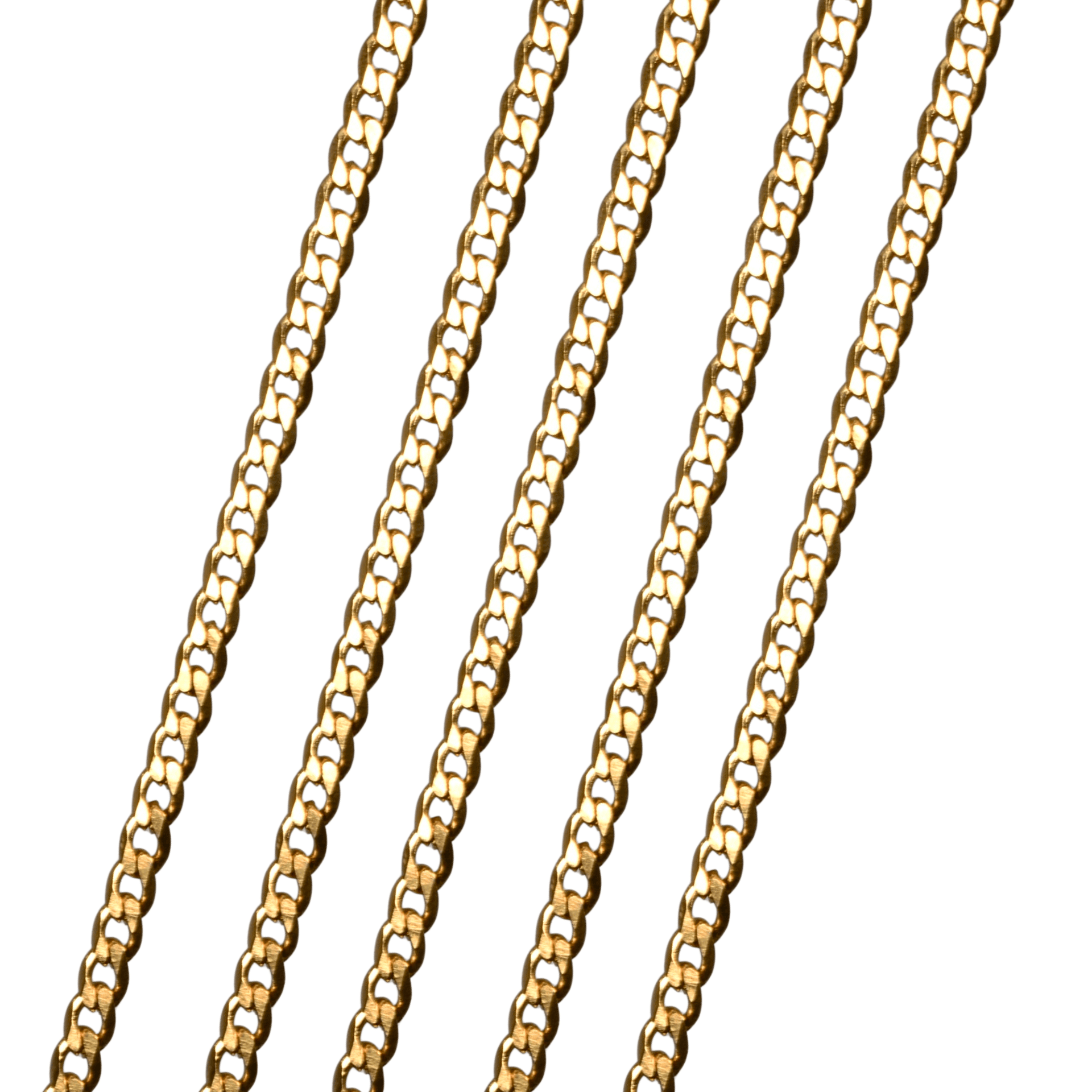 Cuban Link Chain Non Tarnish Gold 3.6mm by the Foot - CH-94SS/G