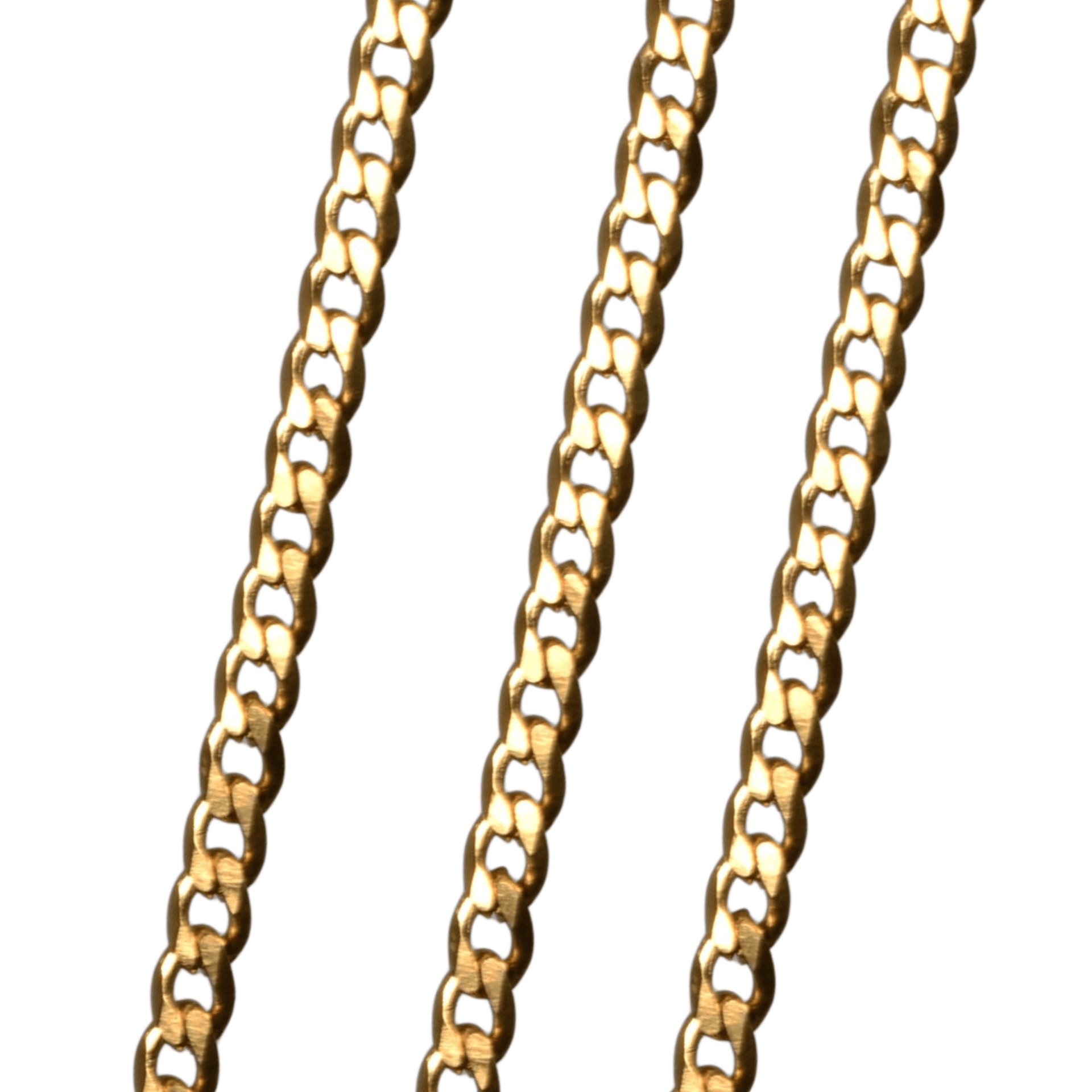 Cuban Link Chain Non Tarnish Gold 3.6mm by the Foot - CH-94SS/G
