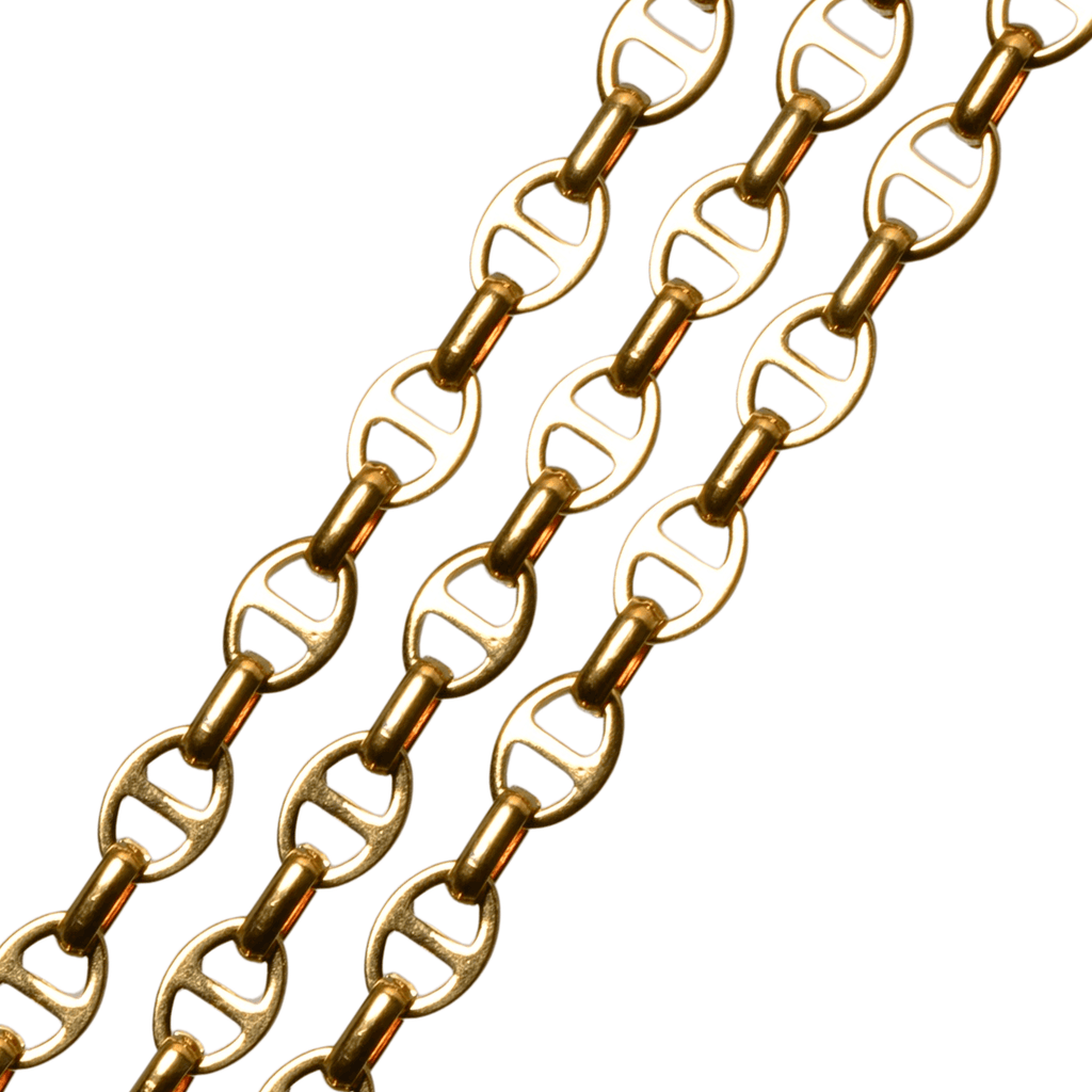 Mariner Chain Non Tarnish Gold 6mm Stainless Steel - CH-96SS/G