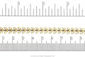6.4mm Butterfly Petal Chevron Chain - Made of plated brass - Sold by the foot - Ch-161