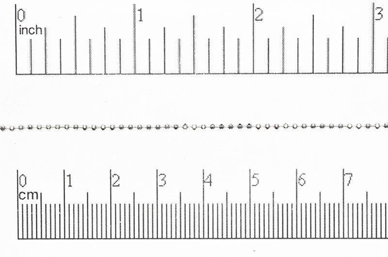 1.5mm Diamond Cut Ball Chain Sold by The Foot - CH 853