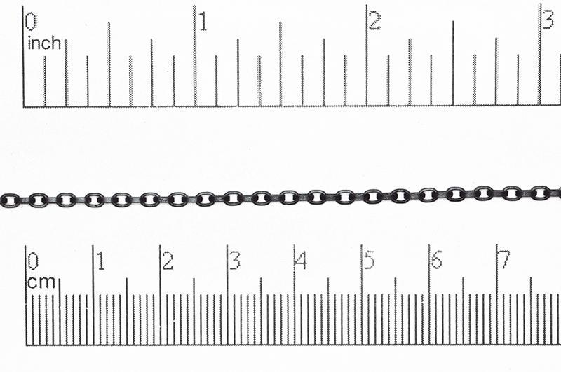 2.5mm x 3.5mm Square Wire Cable Chain sold by the Foot - CH 856