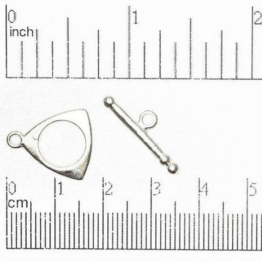 15mm Ring w/25mm Bar Toggle Clasp  sold by the Piece - CBS3224