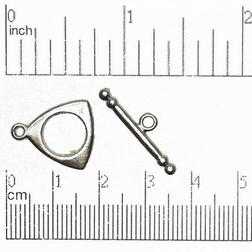 15mm Ring w/25mm Bar Toggle Clasp  sold by the Piece - CBS3224