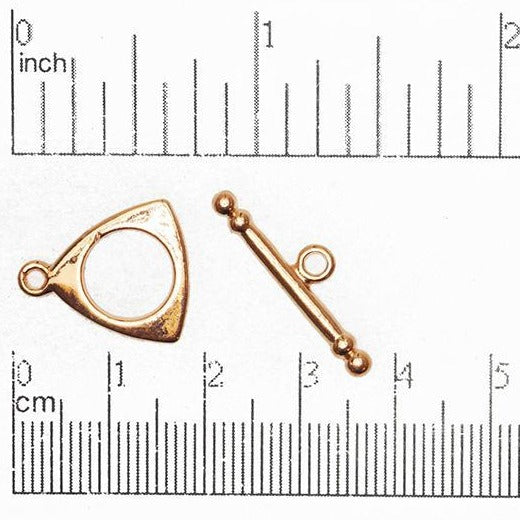 15mm Ring w/25mm Bar Toggle Clasp  sold by the Piece - CBS3224