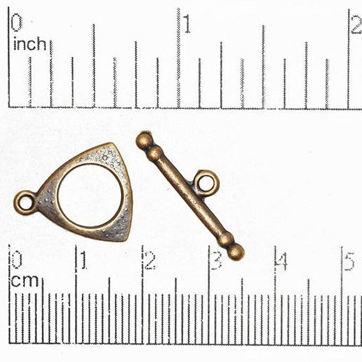 15mm Ring w/25mm Bar Toggle Clasp  sold by the Piece - CBS3224