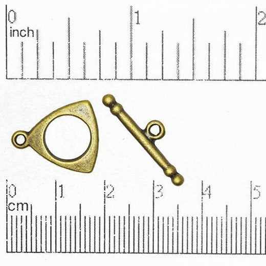 15mm Ring w/25mm Bar Toggle Clasp  sold by the Piece - CBS3224