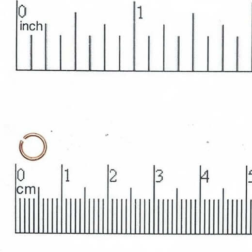 Jump Ring - 6mm 21 Gauge Sold in 25 Gram Packages (Approx. 387pcs)