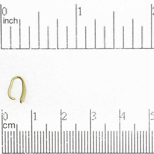 9mm x 4mm Pinch Bail - Available in Multiple Finishes - Made of Brass - Sold by the Piece - PB500