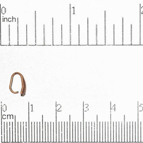 9mm x 4mm Pinch Bail - Available in Multiple Finishes - Made of Brass - Sold by the Piece - PB500