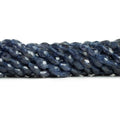 Iolite Faceted Straight Drilled Teardrops 14 inch 38 beads