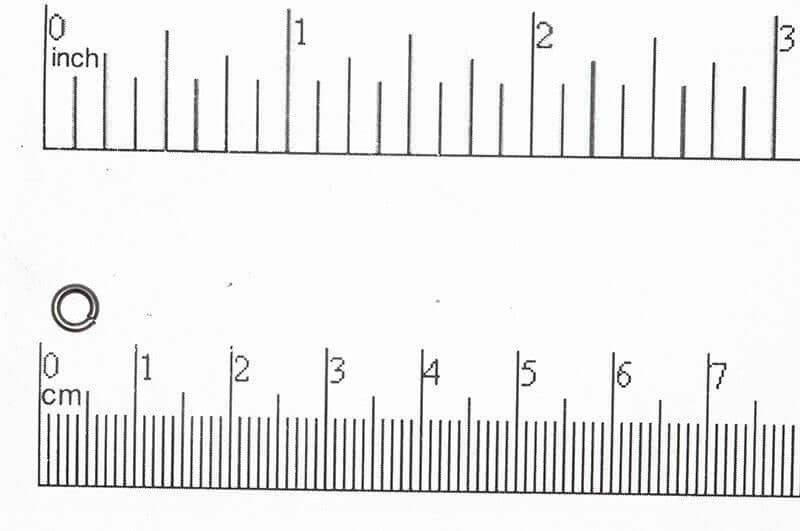 Jump Ring - 4mm 18 Gauge - Sold in 25 Gram Packs (Approx. 275pcs) J/R 4