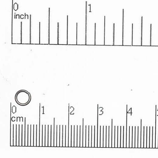 Jump Ring - 6mm 21 Gauge Sold in 25 Gram Packages (Approx. 387pcs)