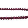 Rhodolite Garnet Faceted Round Beads, 12.5-Inch Strand