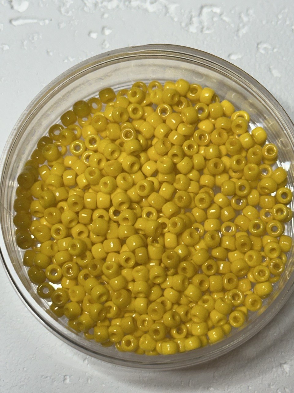 Miyuki 6/0 6-404 Opaque Yellow Seed Beads - 10 g