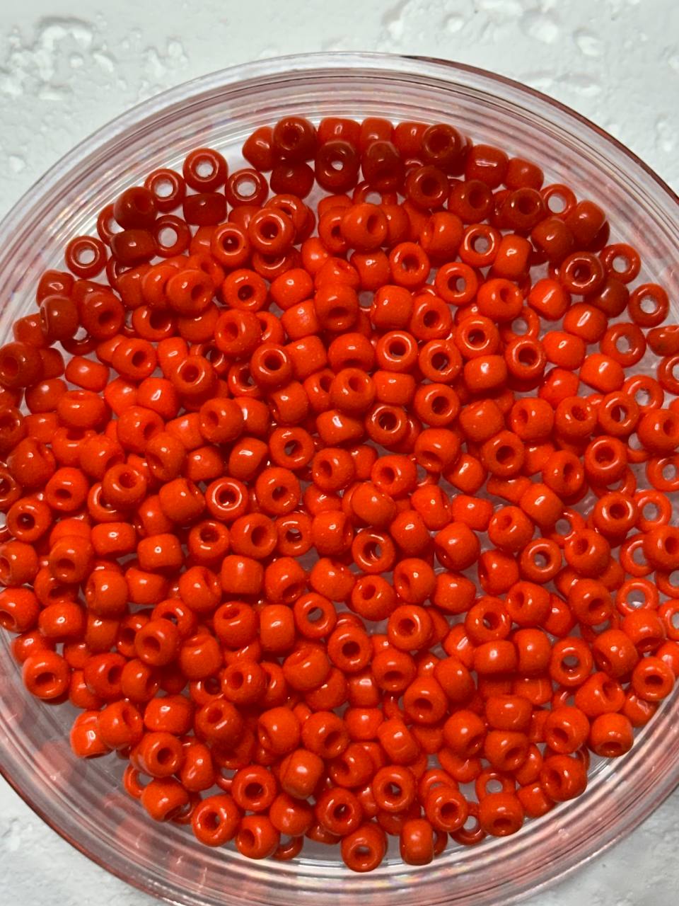 Miyuki 6/0 6-406 Opaque Orange Seed Beads - 10 g