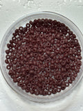 Toho 6/0 46D Opaque Deep Chocolate Brown Oxblood Seed Beads - 10 g