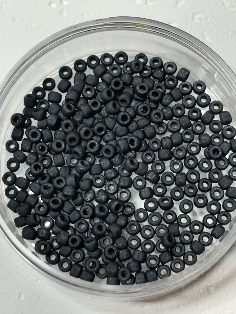 Toho 6/0 F451 Opaque Metallic Grey Matte Seed Beads - 10 g