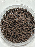 Toho 6/0 Metallic Chocolate Brown Seed Beads - 10 g