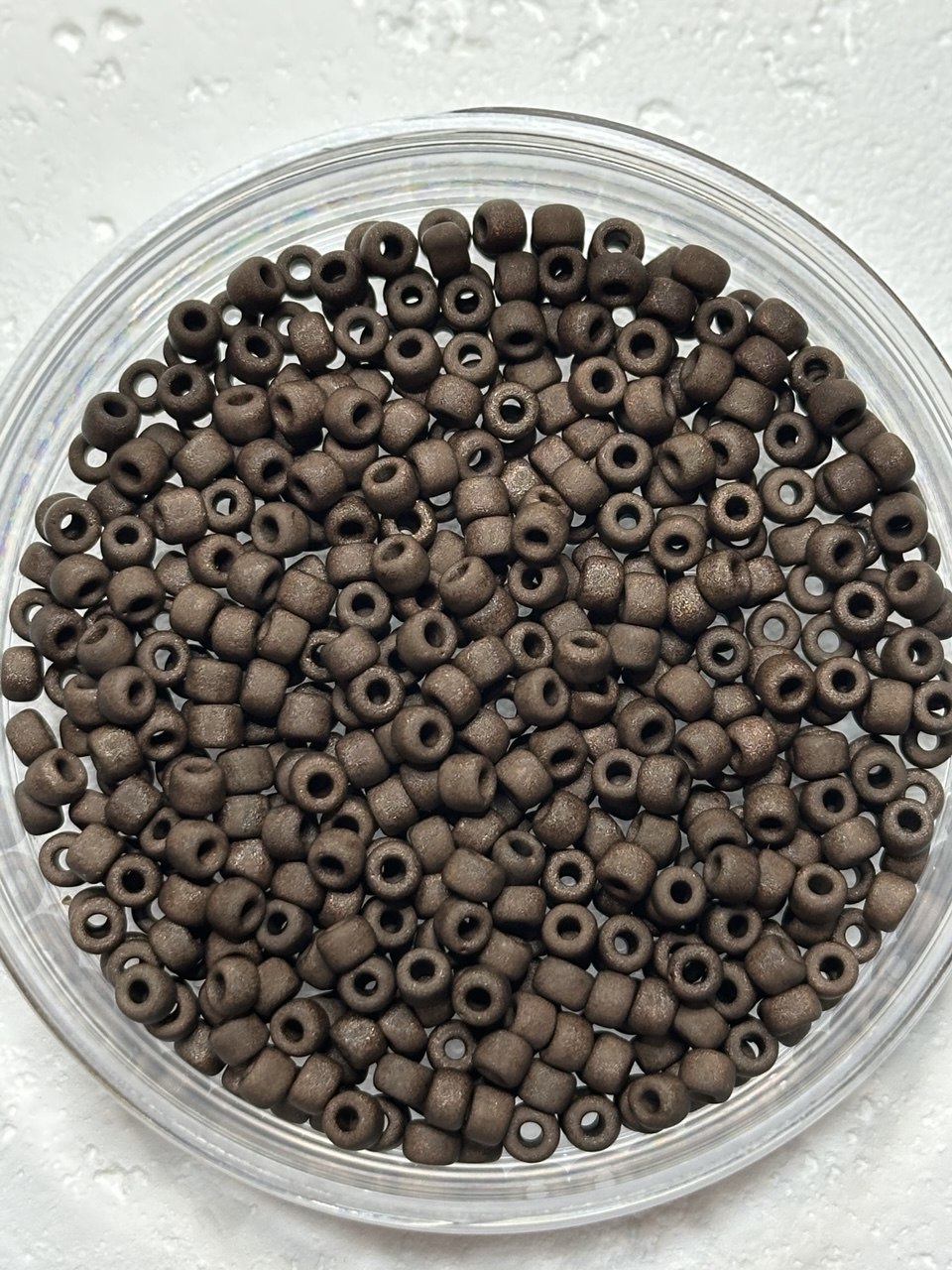 Toho 6/0 Metallic Chocolate Brown Seed Beads - 10 g