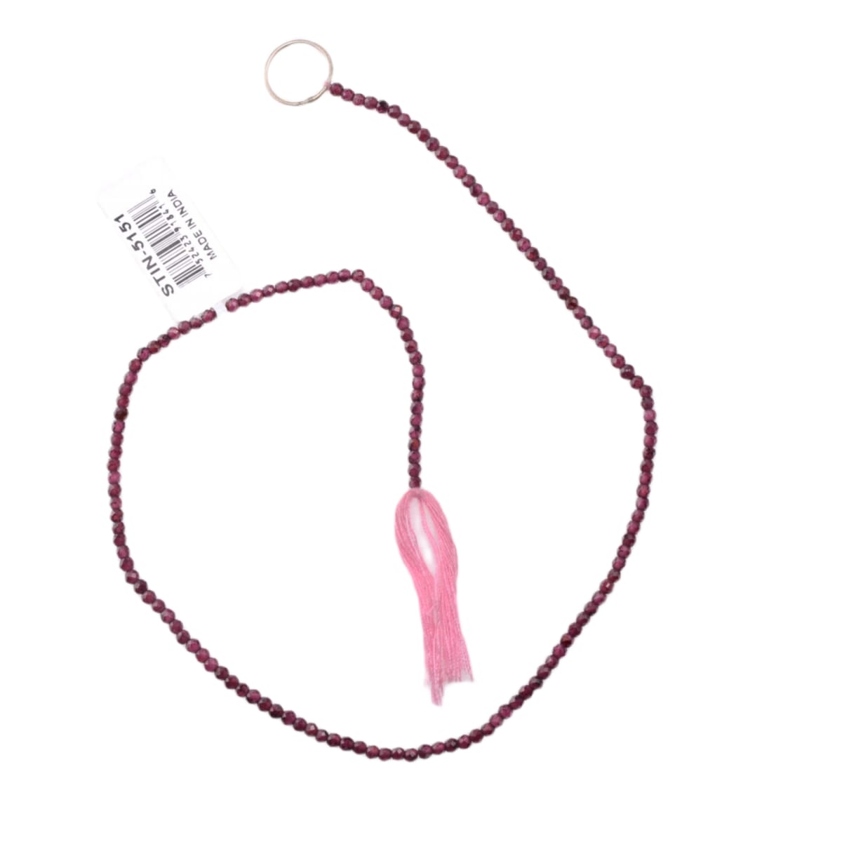 Rhodolite Garnet Faceted Round Beads, 12.5-Inch Strand