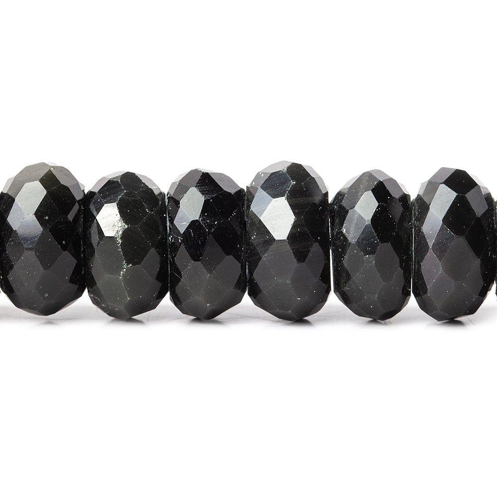 13mm Rainbow Obsidian Beads Faceted 13mm Rondelles