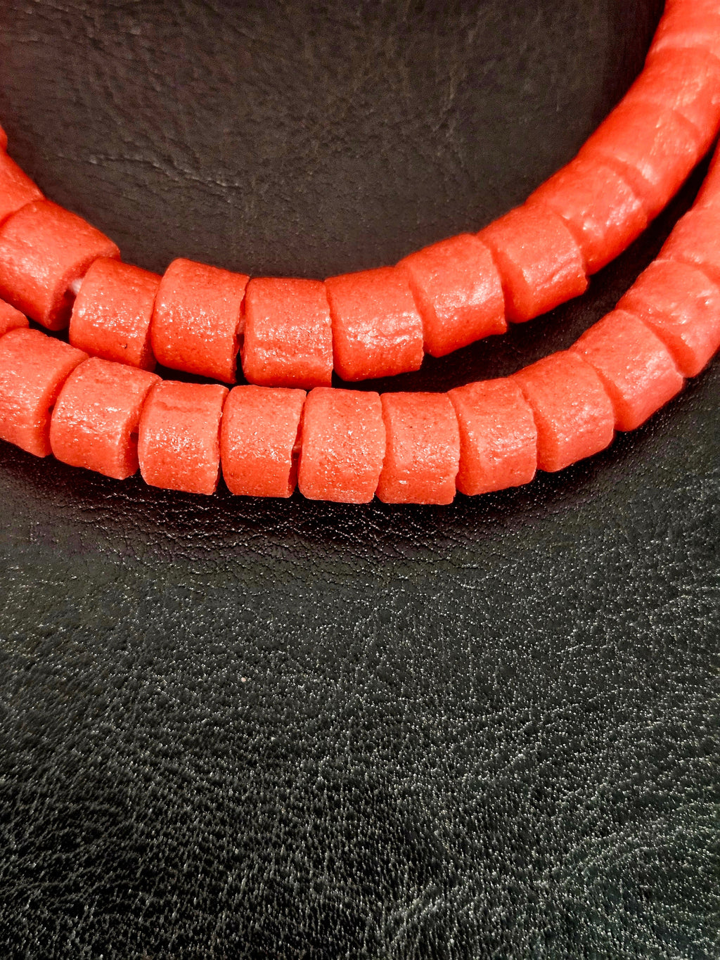 Burnt Terracotta Krobo Glass Beads – Bead Breakout