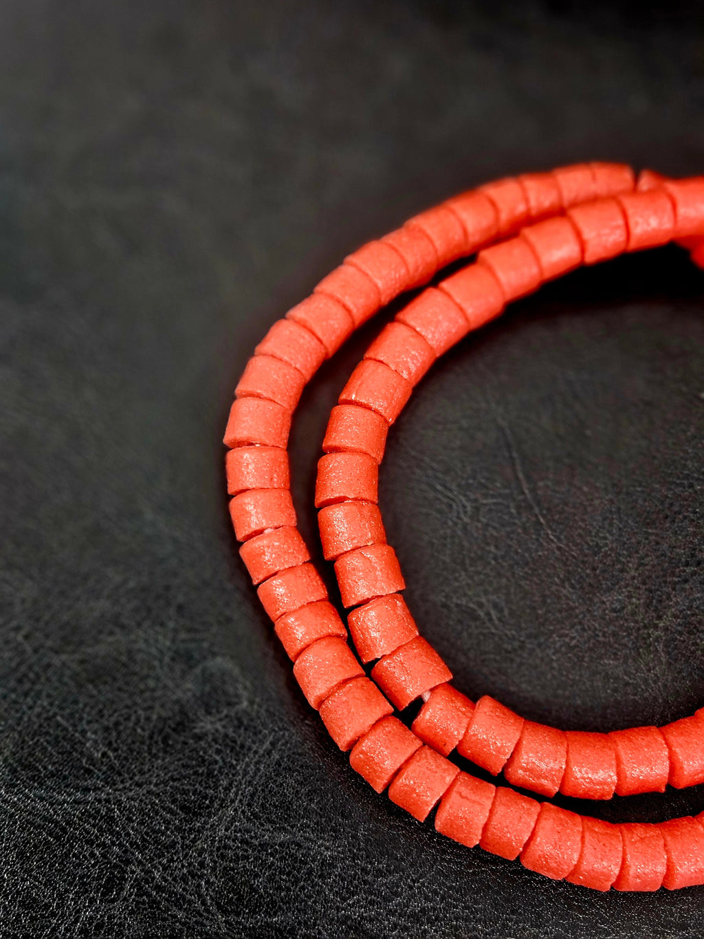 Burnt Terracotta Krobo Glass Beads – Bead Breakout