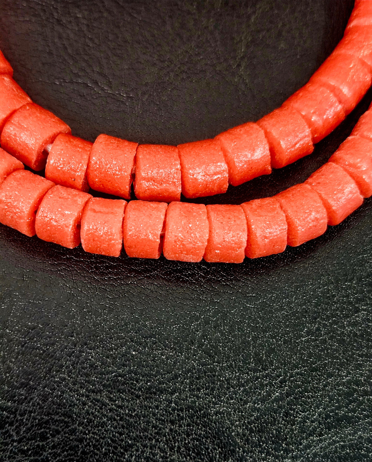 Burnt Terracotta Krobo Glass Beads – Bead Breakout