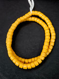 Golden Ochre Krobo Glass Beads – Bead Breakout
