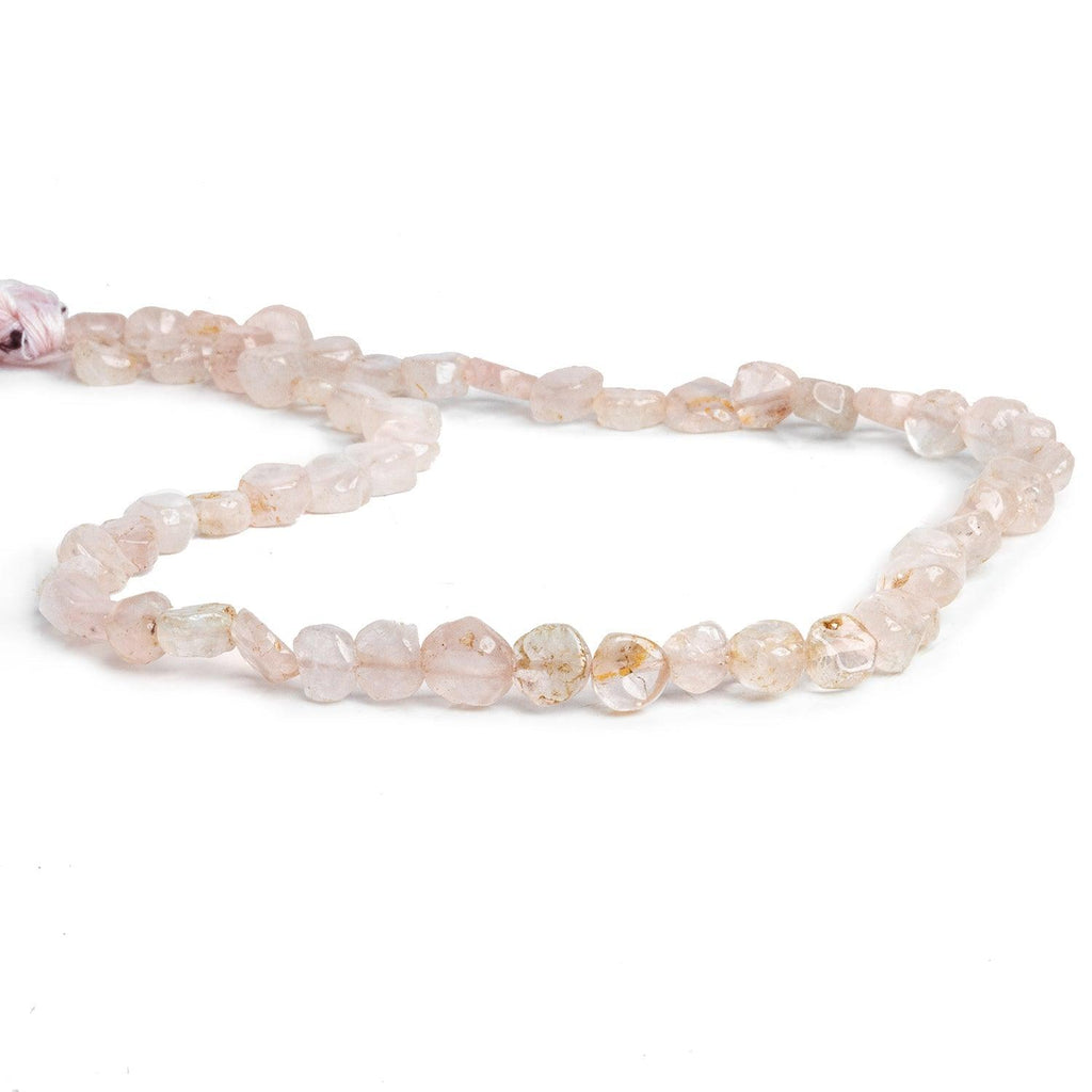 6-7mm Rose Quartz Plain Coins 14 inch