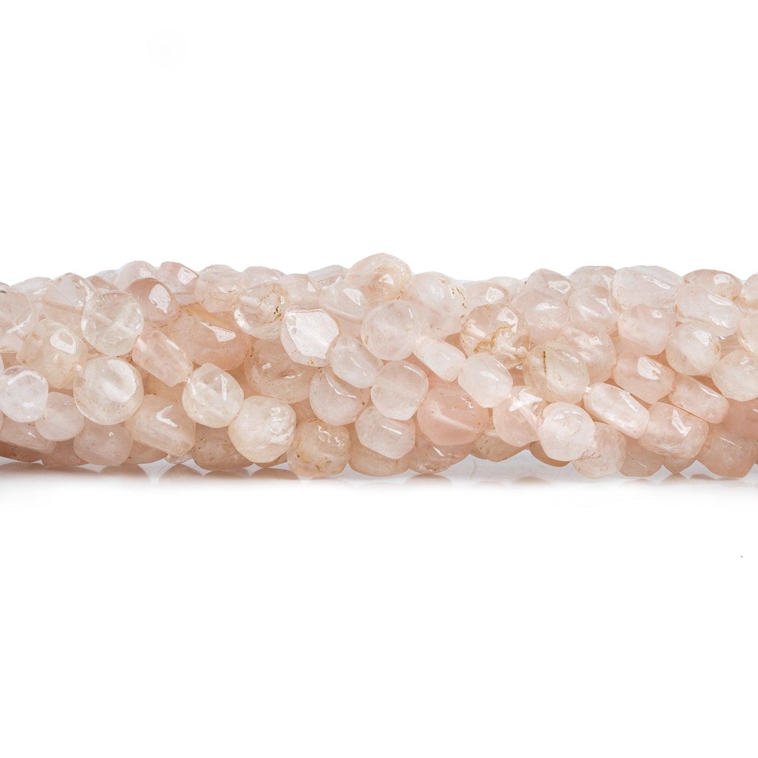 6-7mm Rose Quartz Plain Coins 14 inch