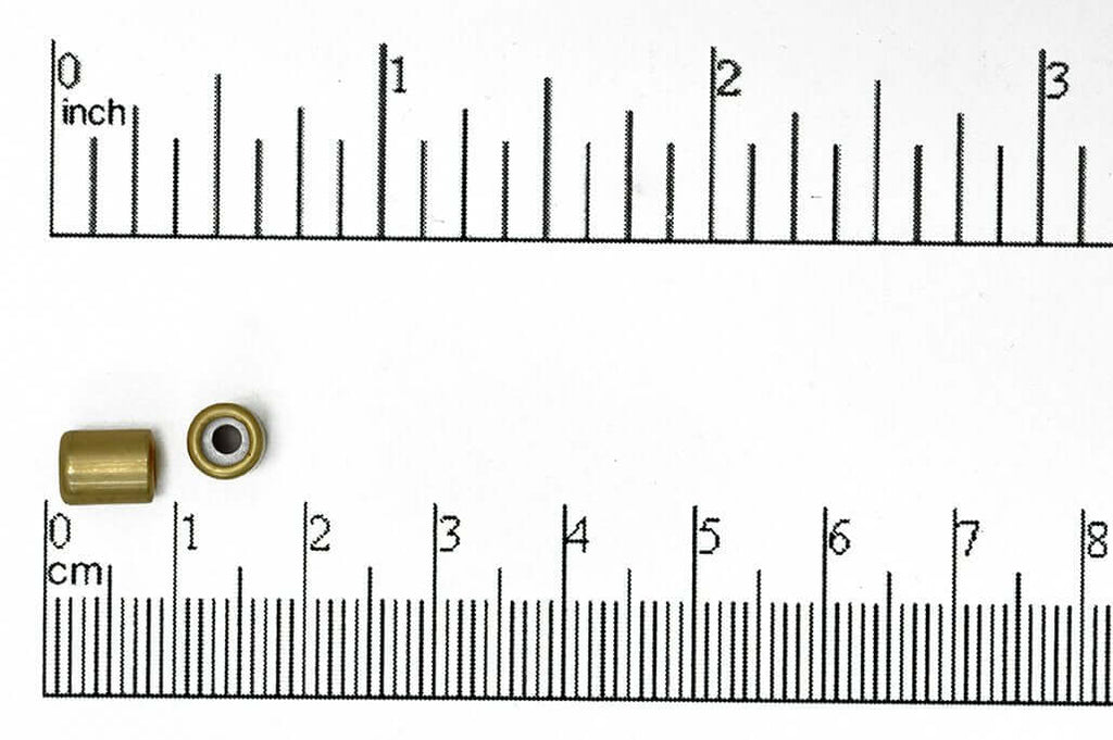 7mm x 5mm Barrel Shaped String-On Clasp w/Silicone Grommet sold by the Piece - SOC 2