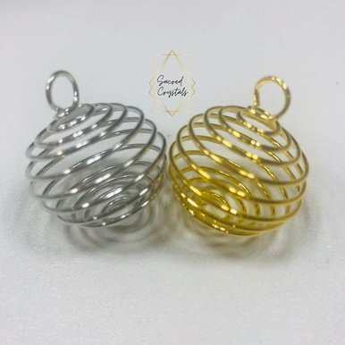 Mini Spiral Crystal Cage